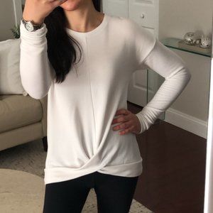 Lou & Grey Signaturesoft Plush Twist Front Top